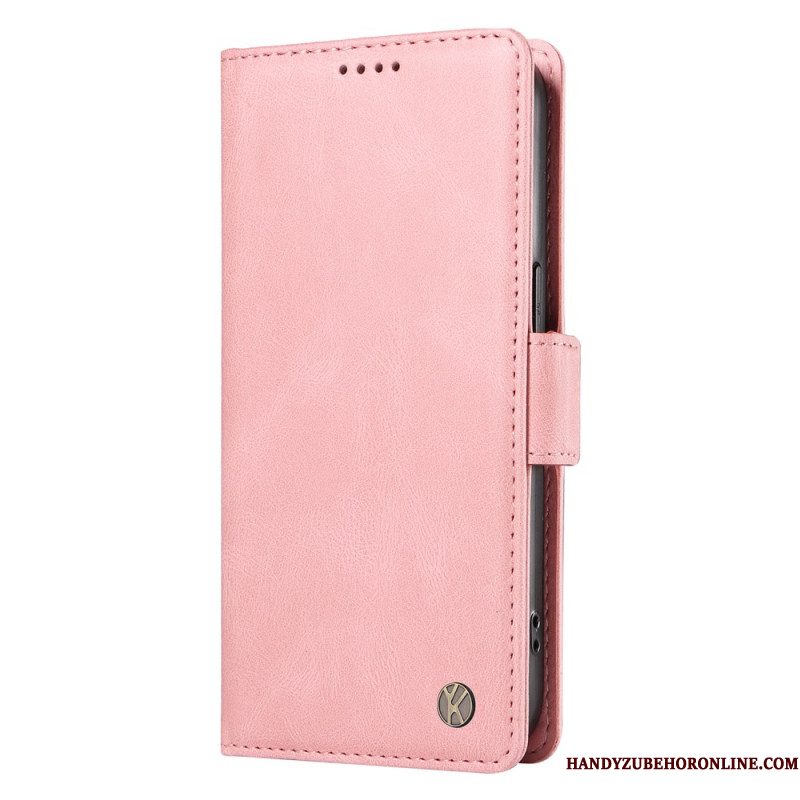 Leren Hoesje Xiaomi 15 Pro Yikatu Suède-effect Bescherming Hoesje