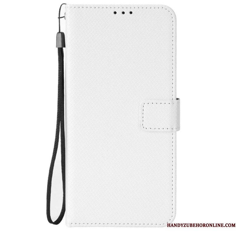 Leren Hoesje Xiaomi 15 Sleutelkoord Met Stippen Bescherming Hoesje