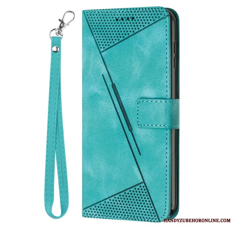 Leren Hoesje Xiaomi 15 Ultra Geometrische Lijnenband
