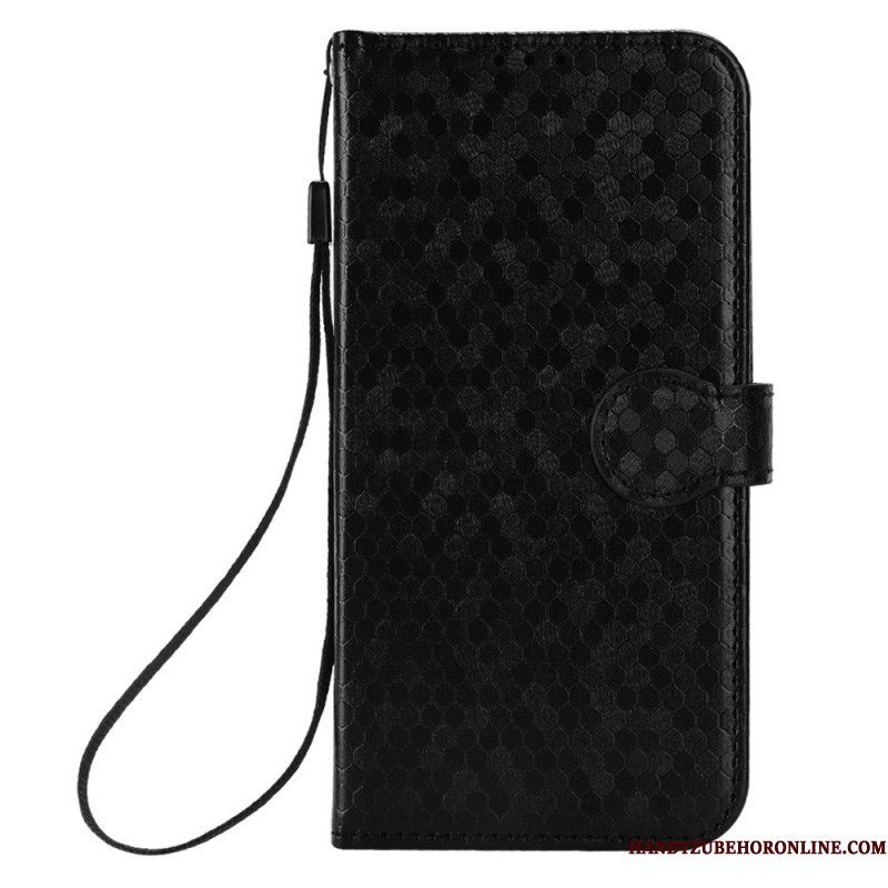 Leren Hoesje Xiaomi 15 Ultra Glitterstippen Bescherming Hoesje