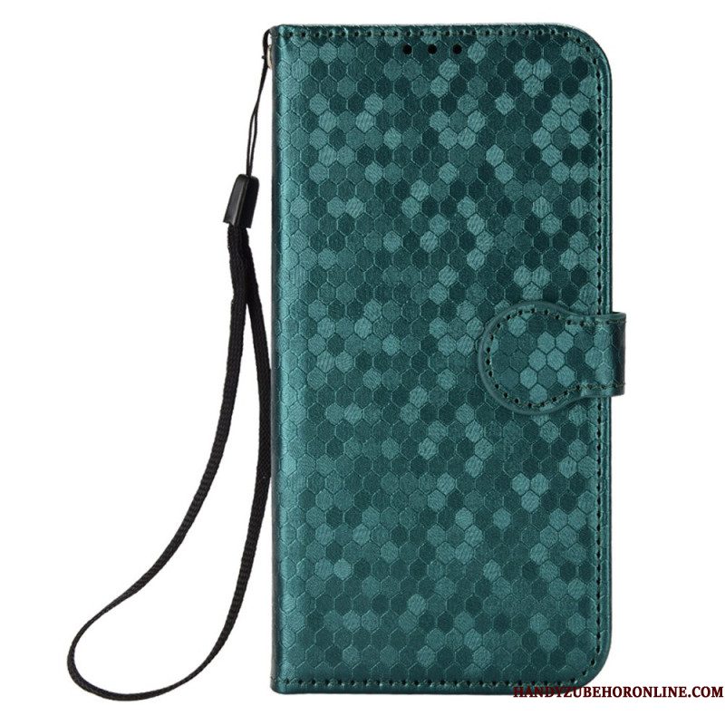 Leren Hoesje Xiaomi 15 Ultra Glitterstippen Bescherming Hoesje