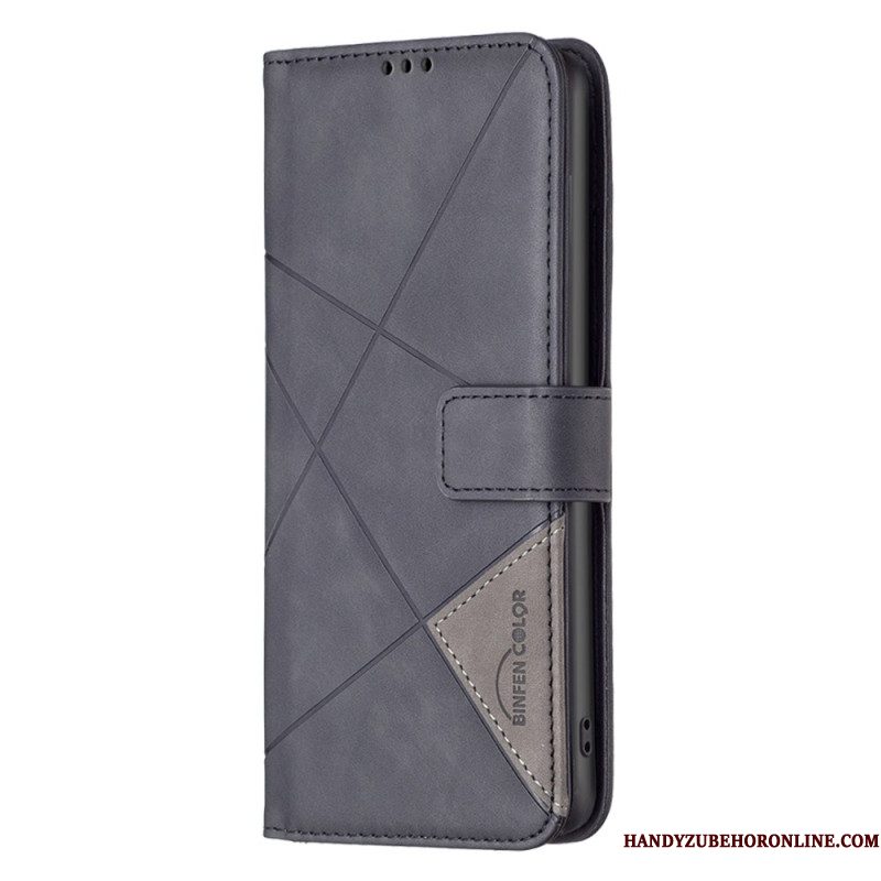 Leren Hoesje Xiaomi 15t Binfen Color Geometrisch Bescherming Hoesje