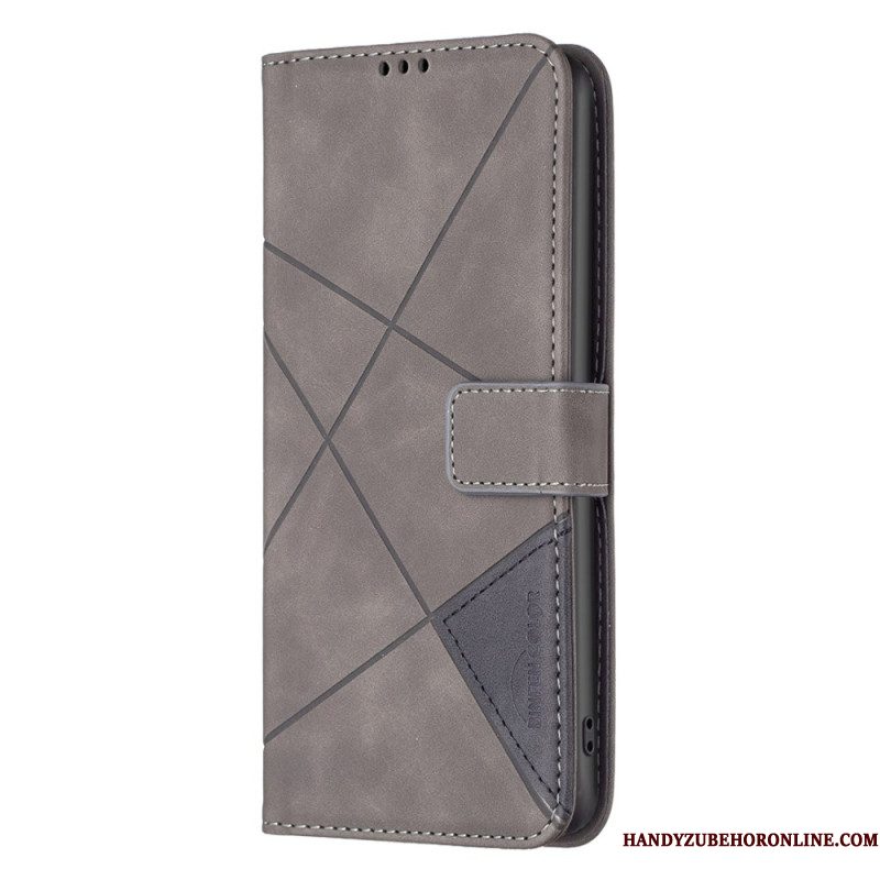 Leren Hoesje Xiaomi 15t Binfen Color Geometrisch Bescherming Hoesje