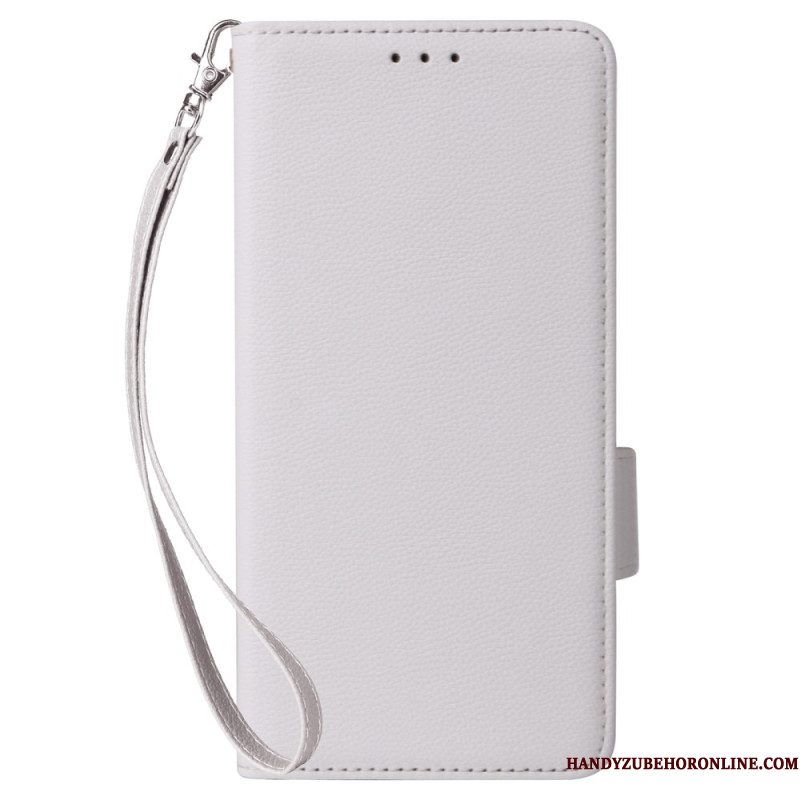 Leren Hoesje Xiaomi 15t Kunstleer Met Band Bescherming Hoesje