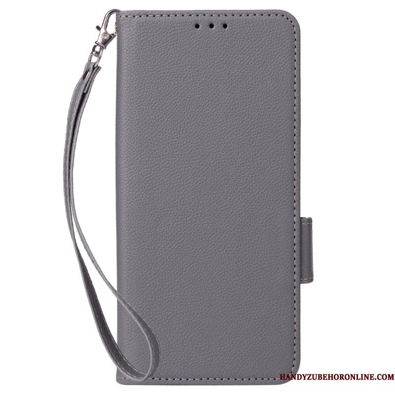 Leren Hoesje Xiaomi 15t Kunstleer Met Band Bescherming Hoesje