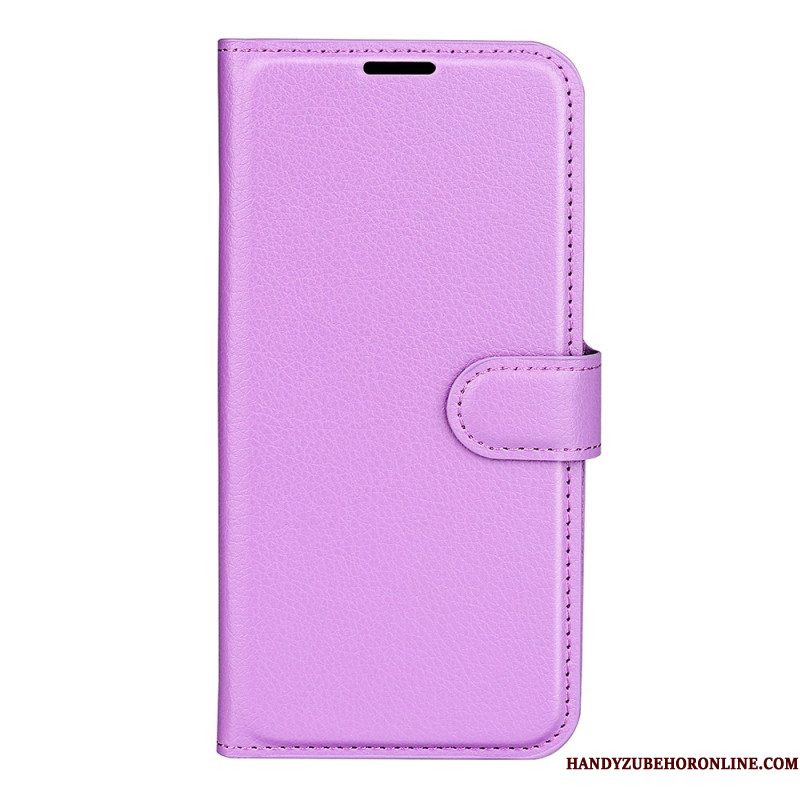 Leren Hoesje Xiaomi 15t Lychee Kunstleer Bescherming Hoesje