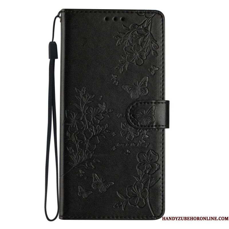Leren Hoesje Xiaomi 15t Pro Bloemenpatroon Bescherming Hoesje