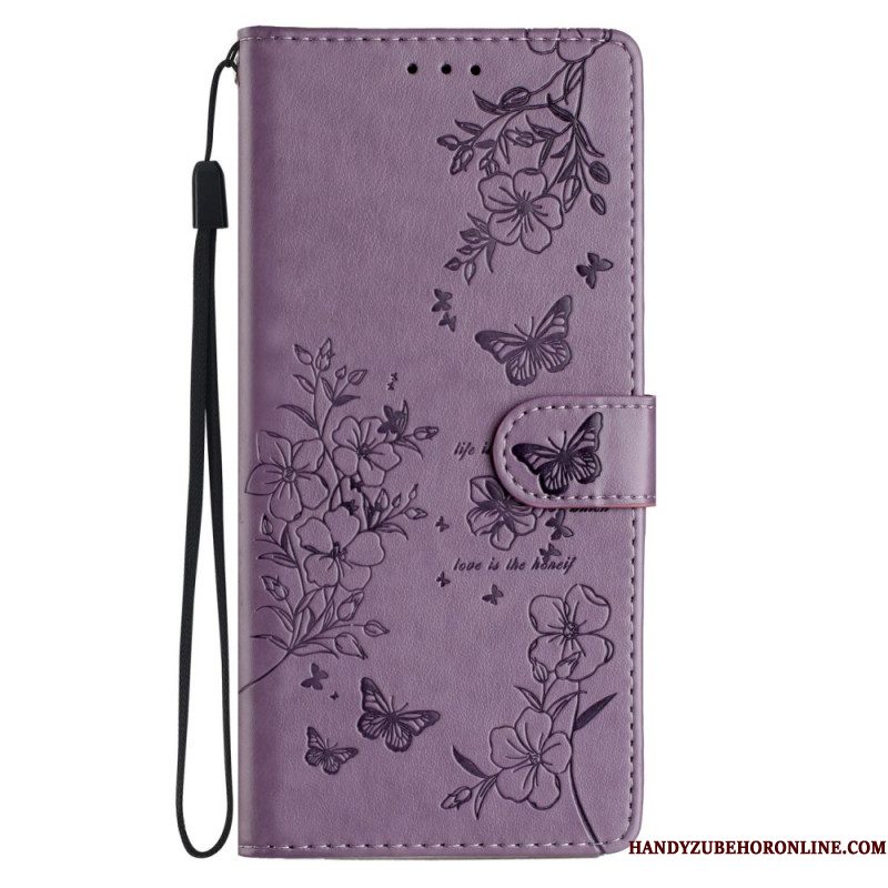 Leren Hoesje Xiaomi 15t Pro Bloemenpatroon Bescherming Hoesje