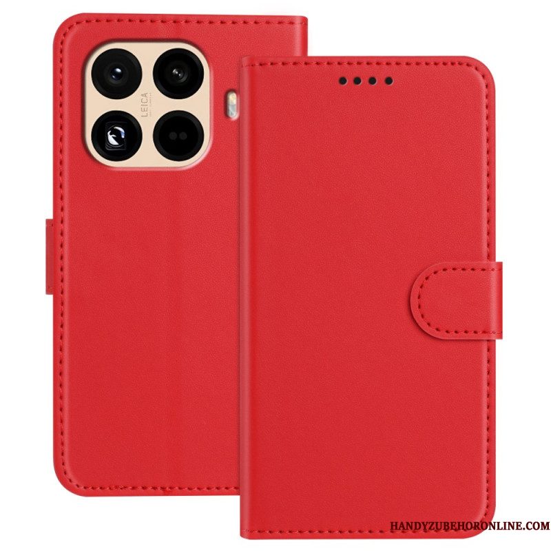 Leren Hoesje Xiaomi 15t Pro Couture Portemonnee