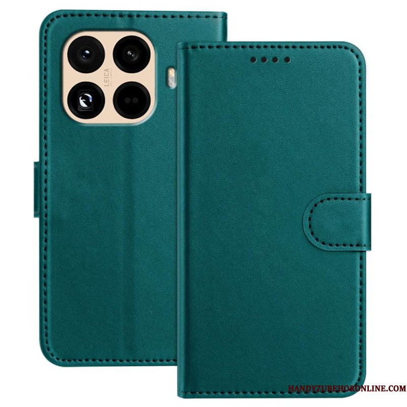 Leren Hoesje Xiaomi 15t Pro Couture Portemonnee