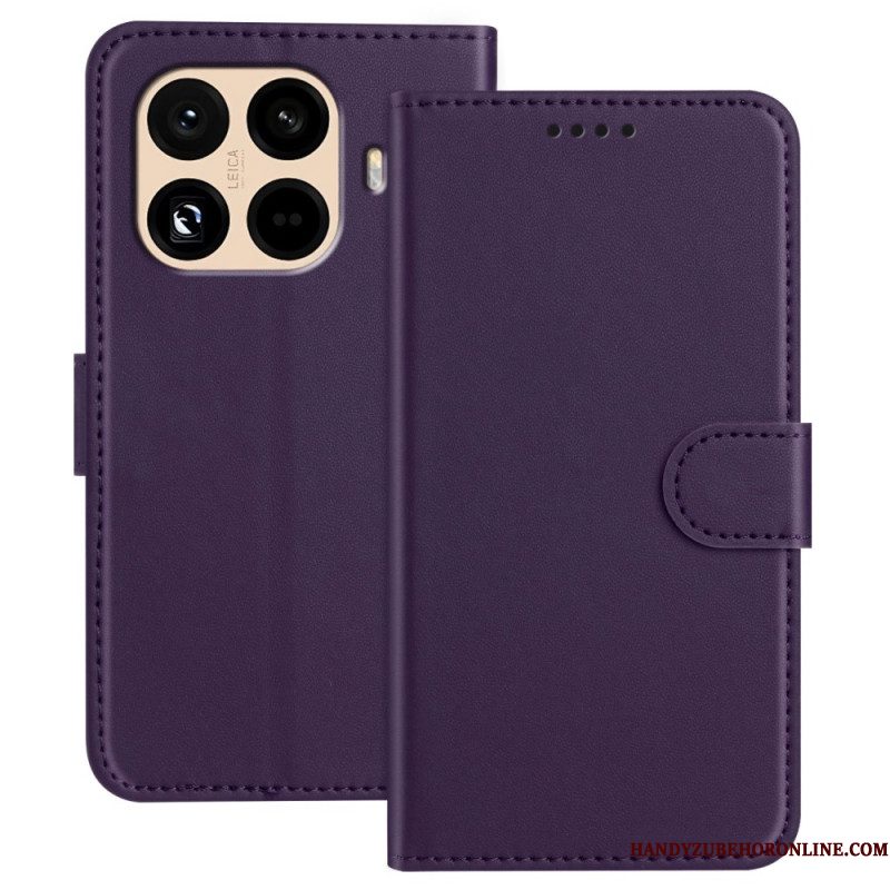 Leren Hoesje Xiaomi 15t Pro Couture Portemonnee