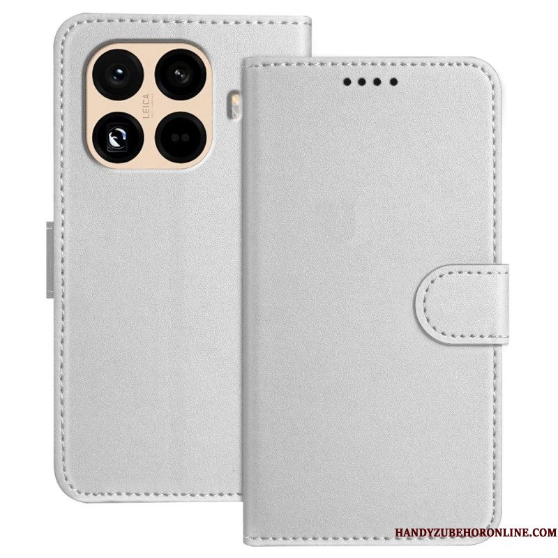 Leren Hoesje Xiaomi 15t Pro Couture Portemonnee