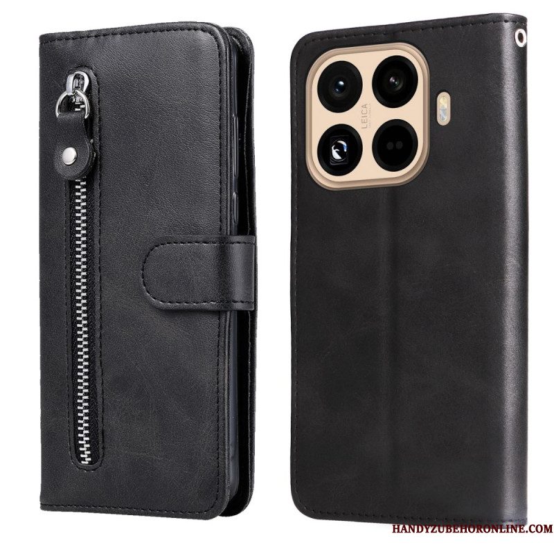 Leren Hoesje Xiaomi 15t Pro Etui Met Rits