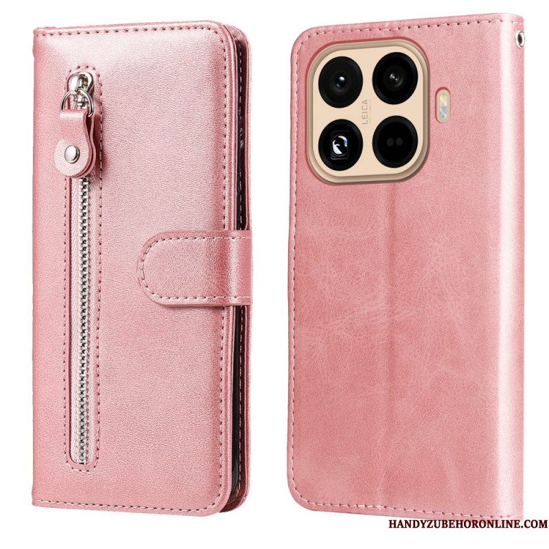 Leren Hoesje Xiaomi 15t Pro Etui Met Rits