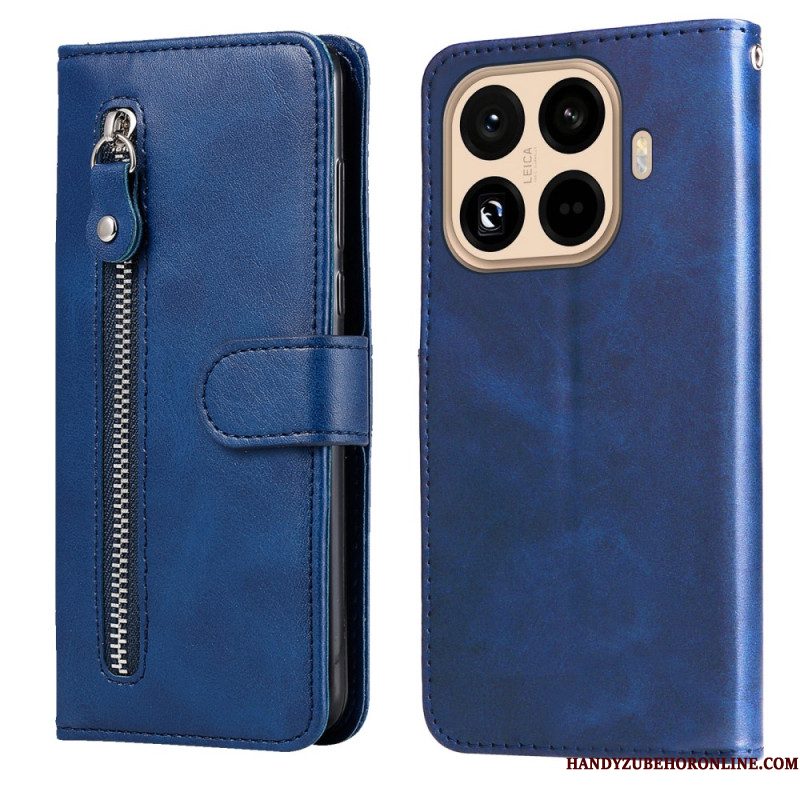 Leren Hoesje Xiaomi 15t Pro Etui Met Rits