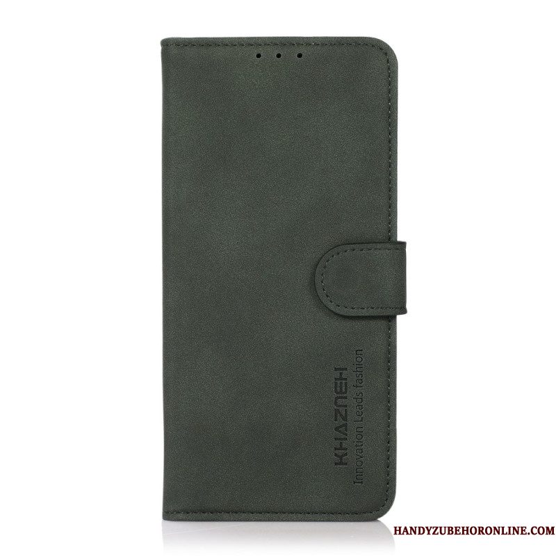 Leren Hoesje Xiaomi 15t Pro Khazneh Suède-effect Bescherming Hoesje
