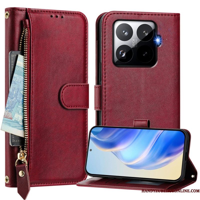 Leren Hoesje Xiaomi 15t Pro Portemonnee