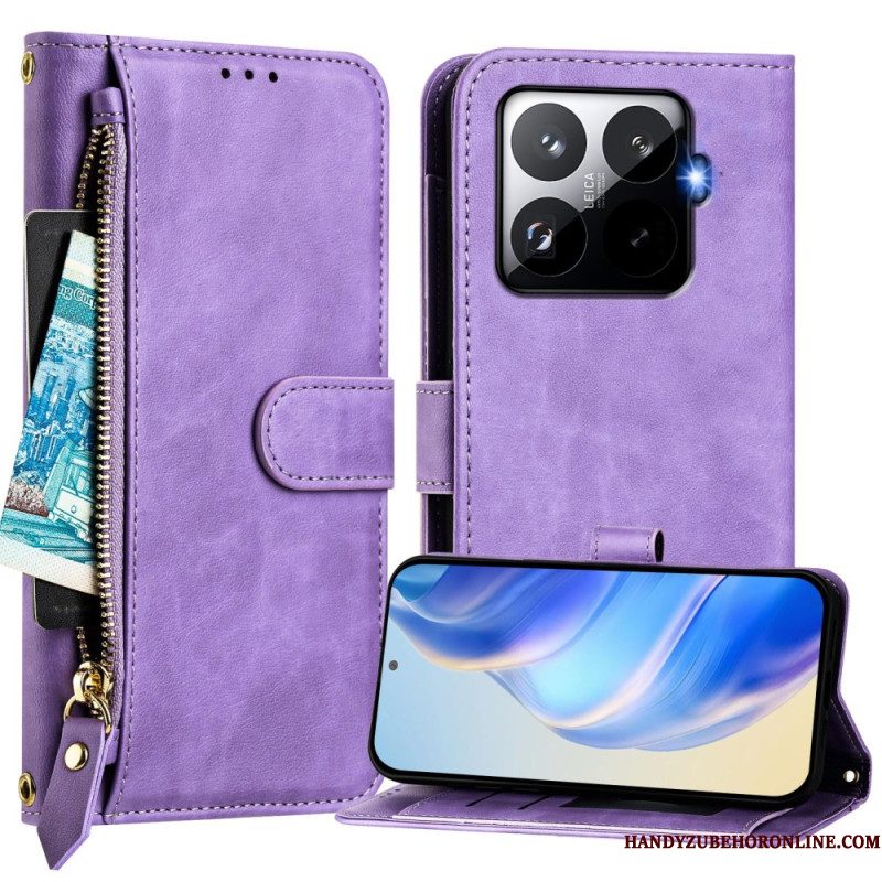 Leren Hoesje Xiaomi 15t Pro Portemonnee