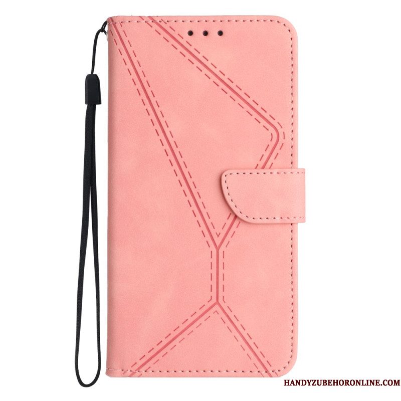 Leren Hoesje Xiaomi 15t Pro Strepen