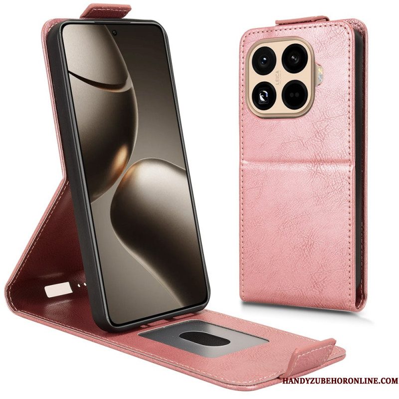 Leren Hoesje Xiaomi 15t Pro Verticaal Flip-design