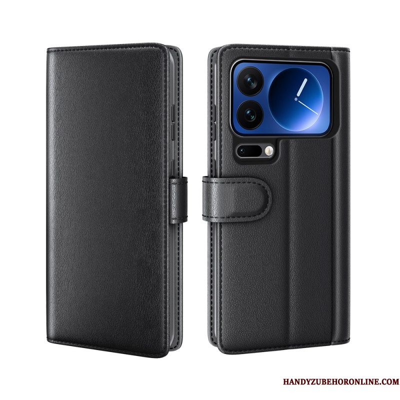 Leren Hoesje Xiaomi 17 Pro Echt Leer