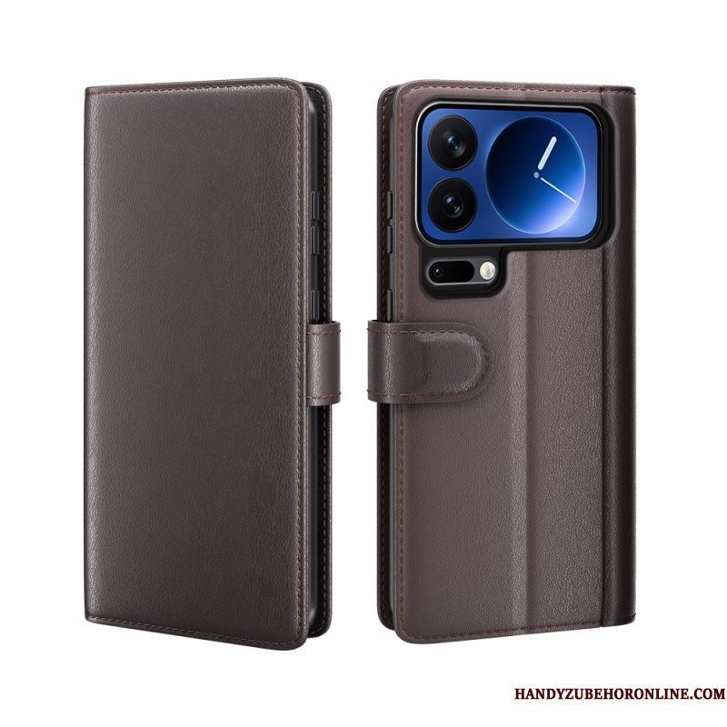 Leren Hoesje Xiaomi 17 Pro Echt Leer
