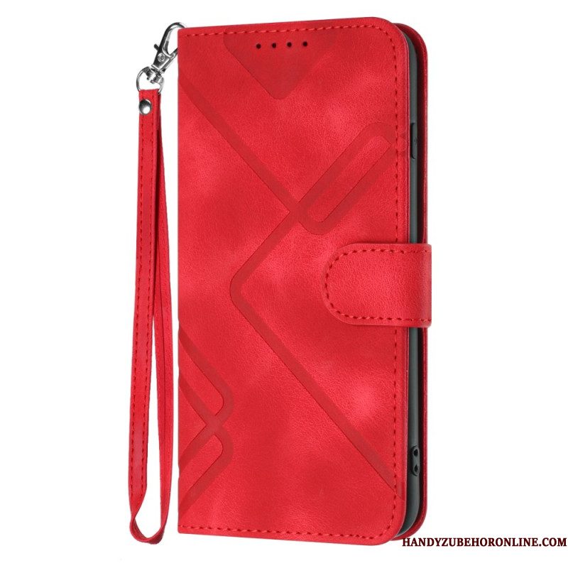 Leren Hoesje Xiaomi 17 Pro Geometrische Patronen Bescherming Hoesje