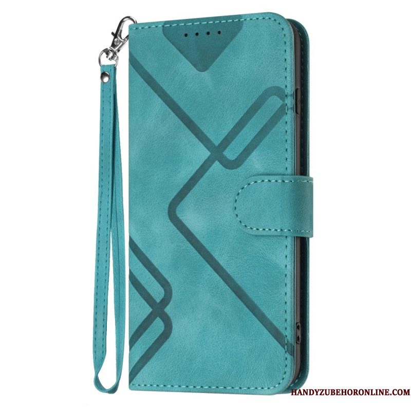 Leren Hoesje Xiaomi 17 Pro Geometrische Patronen Bescherming Hoesje