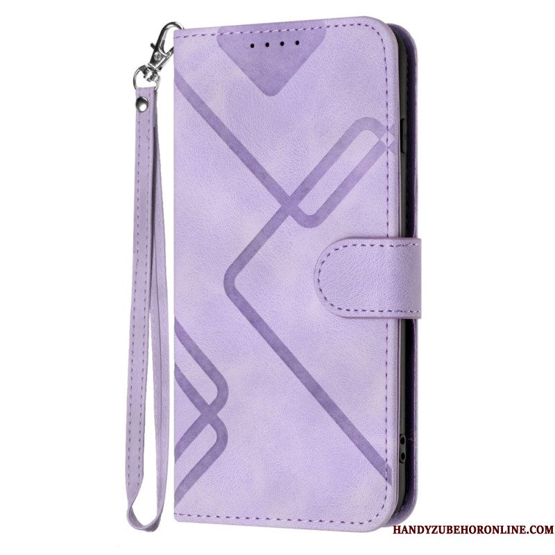 Leren Hoesje Xiaomi 17 Pro Geometrische Patronen Bescherming Hoesje