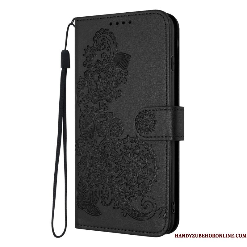 Leren Hoesje Xiaomi 17 Pro Max Kanten Mandala Bescherming Hoesje