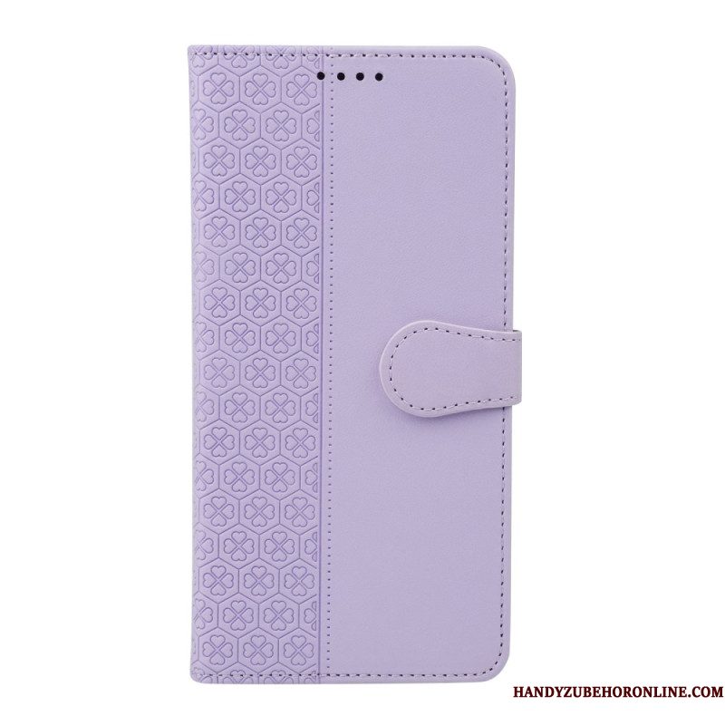 Leren Hoesje Xiaomi 17 Pro Max Klavertjes Vier Bescherming Hoesje