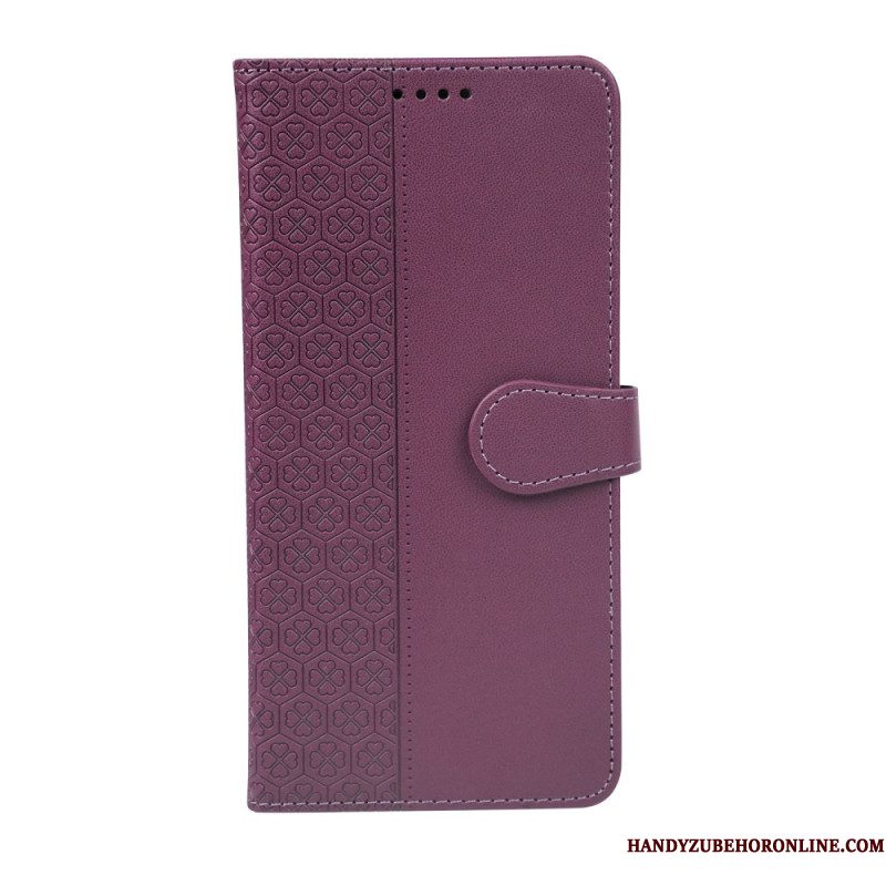 Leren Hoesje Xiaomi 17 Pro Max Klavertjes Vier Bescherming Hoesje