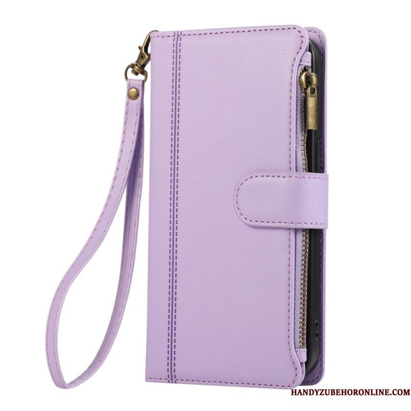 Leren Hoesje Xiaomi 17 Pro Portemonnee Met Riem