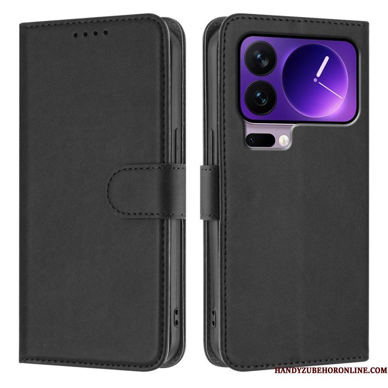 Leren Hoesje Xiaomi 17 Pro Verstelbare Standaard Bescherming Hoesje