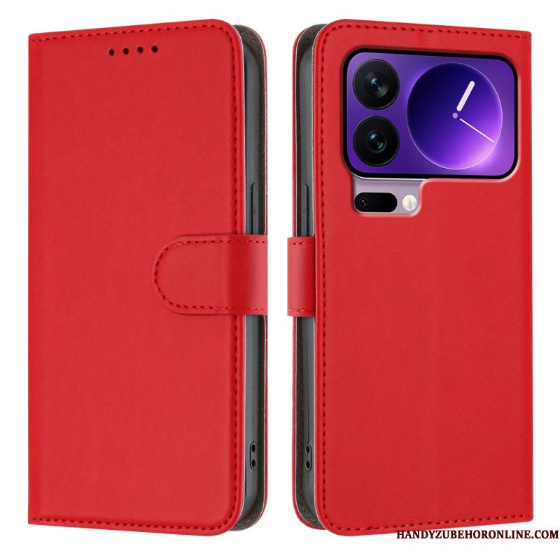 Leren Hoesje Xiaomi 17 Pro Verstelbare Standaard Bescherming Hoesje