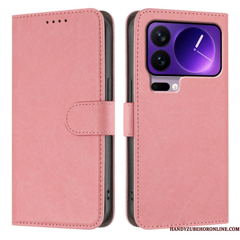 Leren Hoesje Xiaomi 17 Pro Verstelbare Standaard Bescherming Hoesje