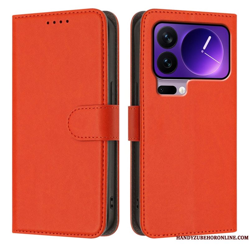 Leren Hoesje Xiaomi 17 Pro Verstelbare Standaard Bescherming Hoesje