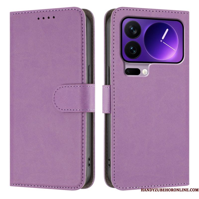 Leren Hoesje Xiaomi 17 Pro Verstelbare Standaard Bescherming Hoesje