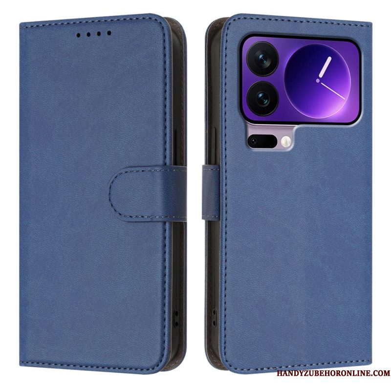 Leren Hoesje Xiaomi 17 Pro Verstelbare Standaard Bescherming Hoesje