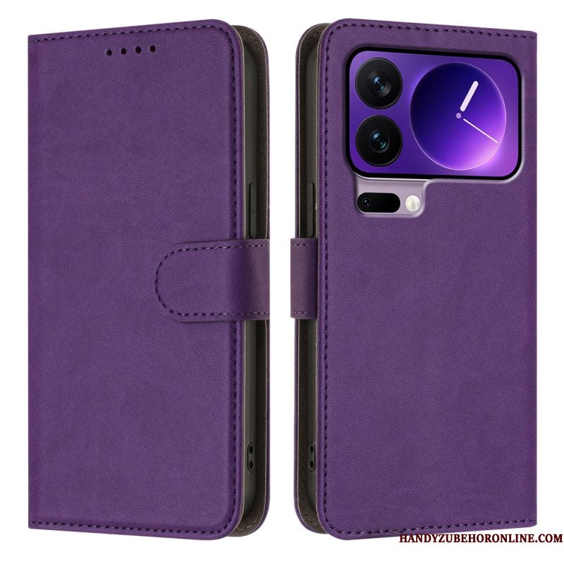 Leren Hoesje Xiaomi 17 Pro Verstelbare Standaard Bescherming Hoesje