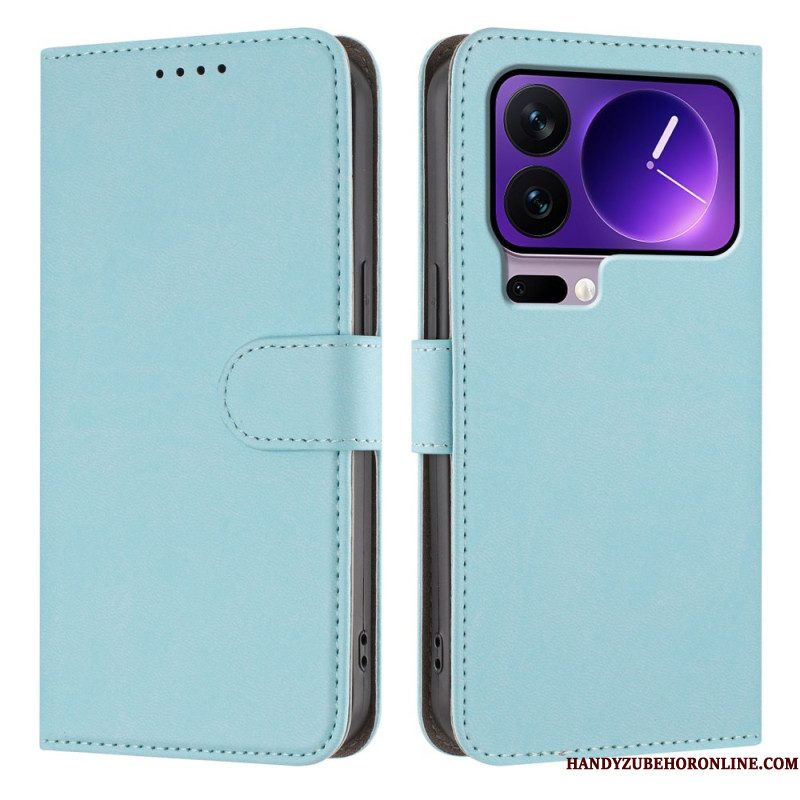 Leren Hoesje Xiaomi 17 Pro Verstelbare Standaard Bescherming Hoesje