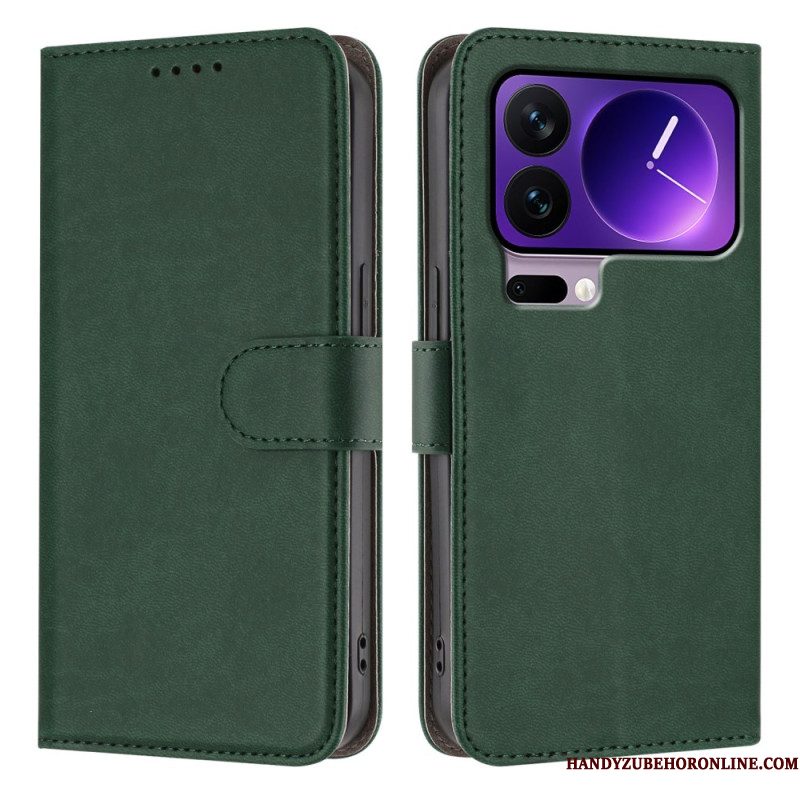 Leren Hoesje Xiaomi 17 Pro Verstelbare Standaard Bescherming Hoesje