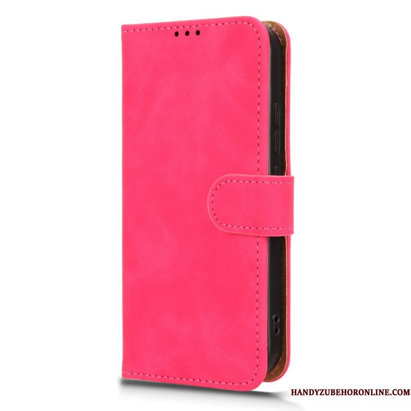 Leren Hoesje Xiaomi 17 Suède-effect Bescherming Hoesje
