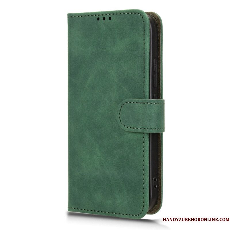 Leren Hoesje Xiaomi 17 Suède-effect Bescherming Hoesje