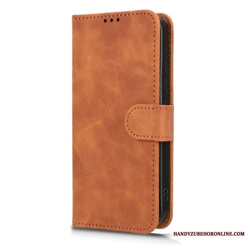 Leren Hoesje Xiaomi 17 Suède-effect Bescherming Hoesje