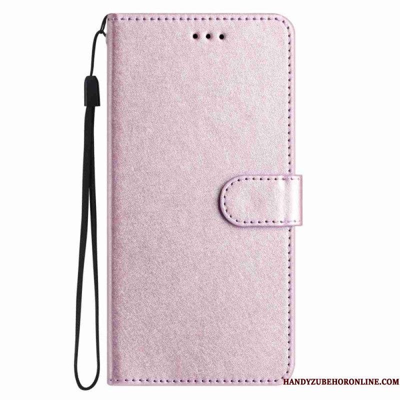 Leren Hoesje Xiaomi 17 Zijdetextuur