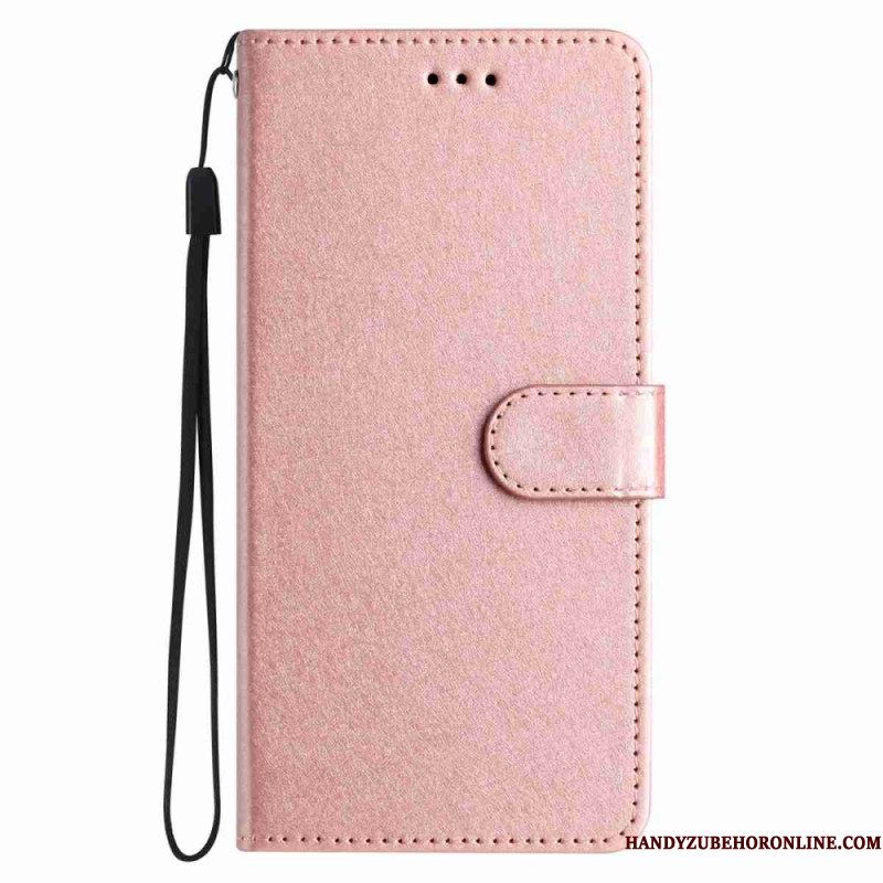 Leren Hoesje Xiaomi 17 Zijdetextuur