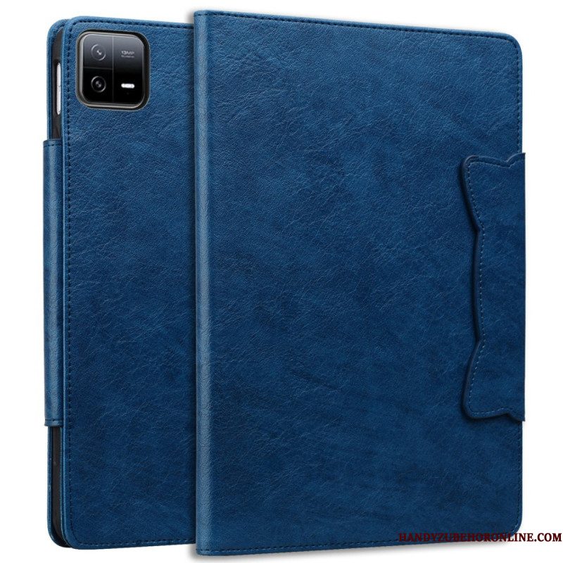 Leren Hoesje Xiaomi Pad 7 / 7 Pro Kattensluiting Bescherming Hoesje