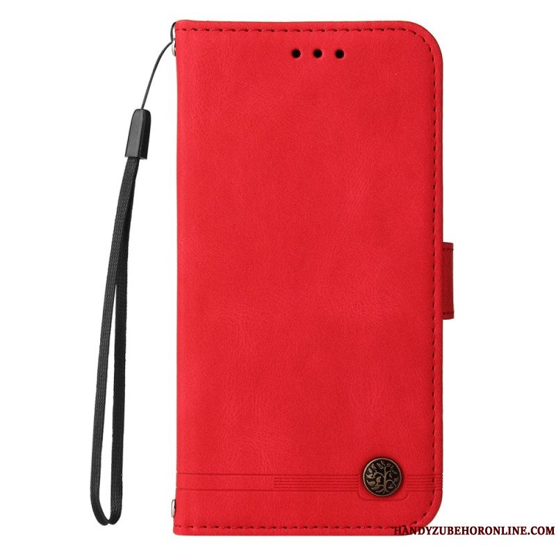 Leren Hoesje Xiaomi Redmi Note 14 4g Retro-effect