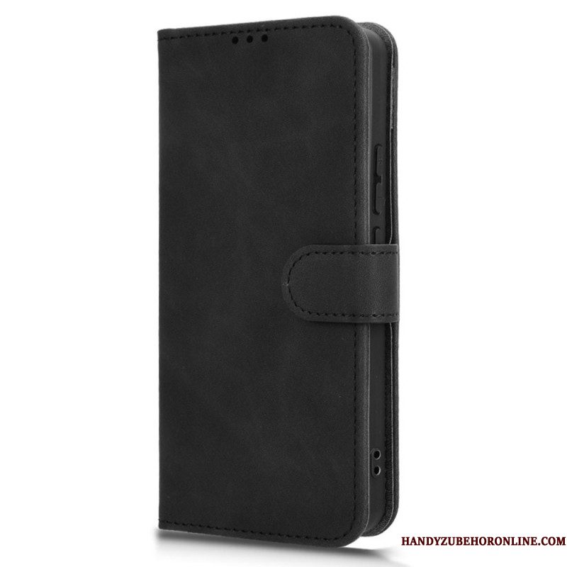 Leren Hoesje Xiaomi Redmi Note 14 4g Suède-stijl